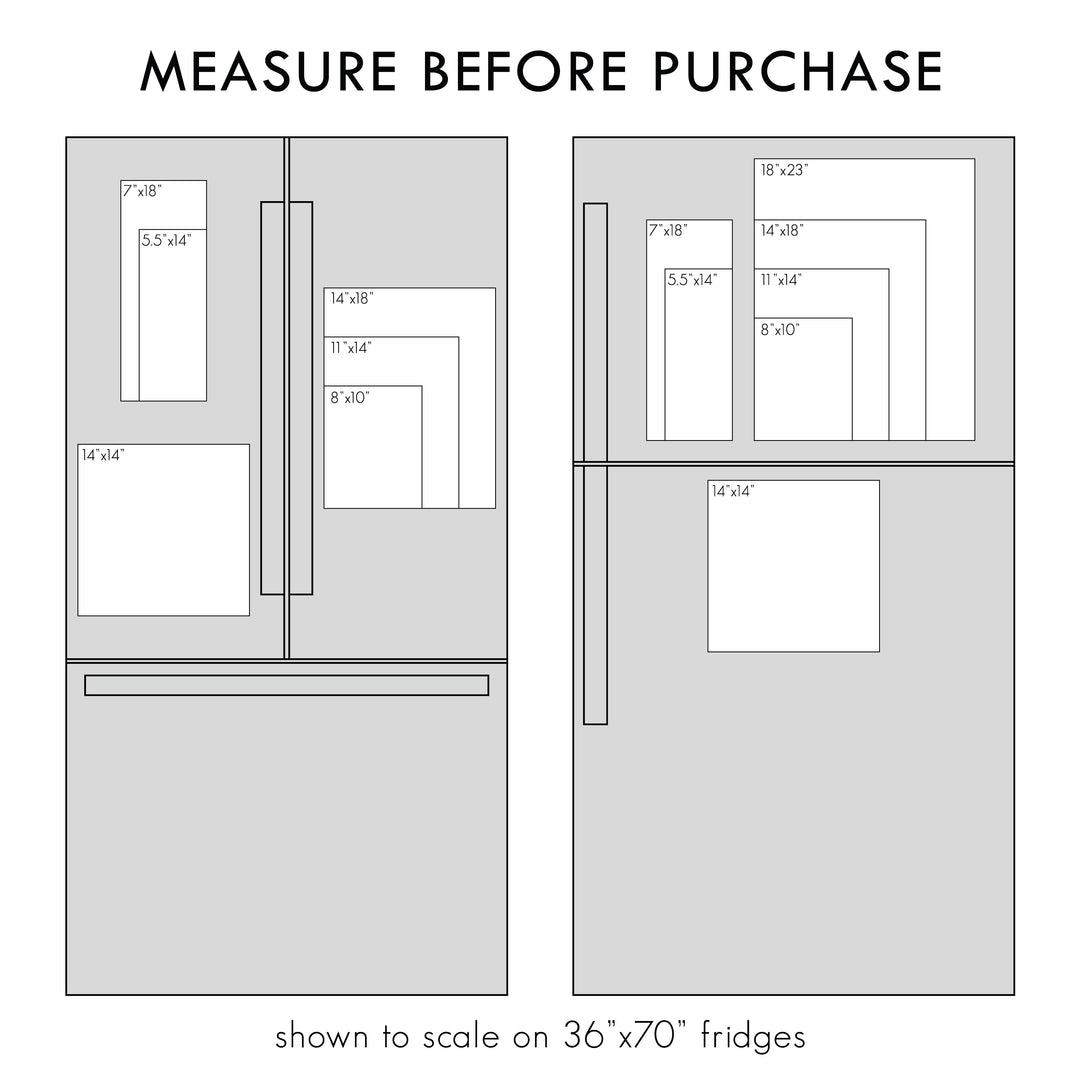 2 Child Acrylic Fridge Visual Toddler Chore Chart | Vertical Pennington