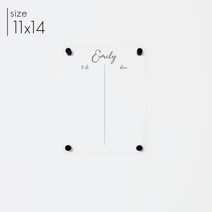 1 Child Acrylic Visual Toddler Chore Chart | Vertical Pennington