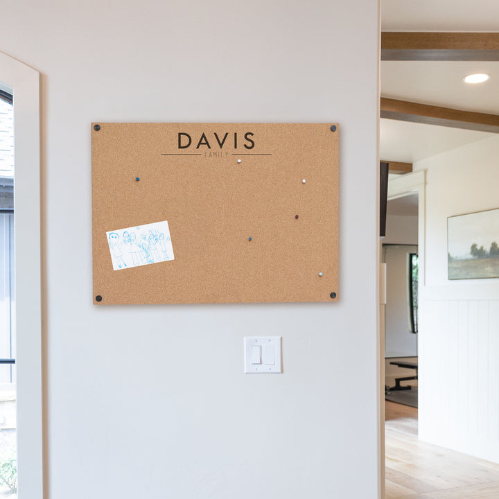 Personalized Corkboard | Horizontal Craig