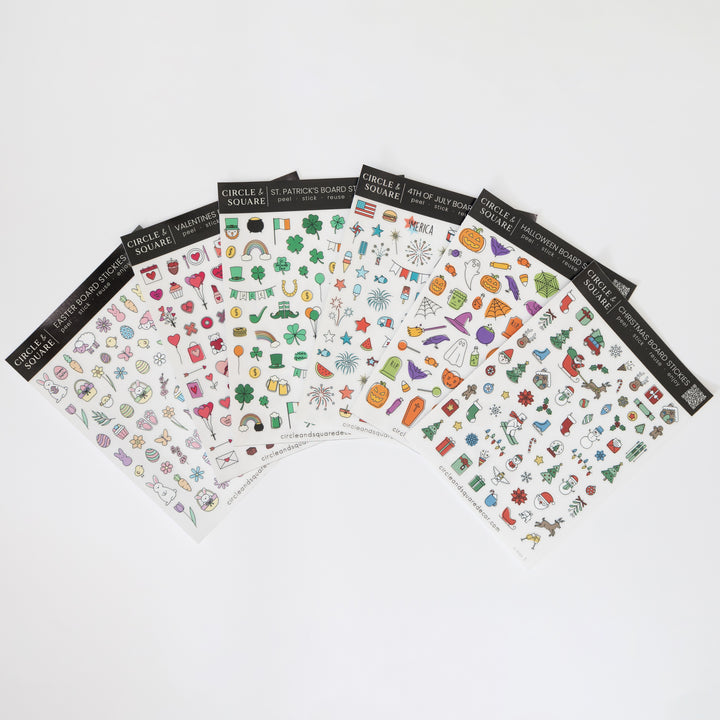 Decorative Holiday Board Stickies