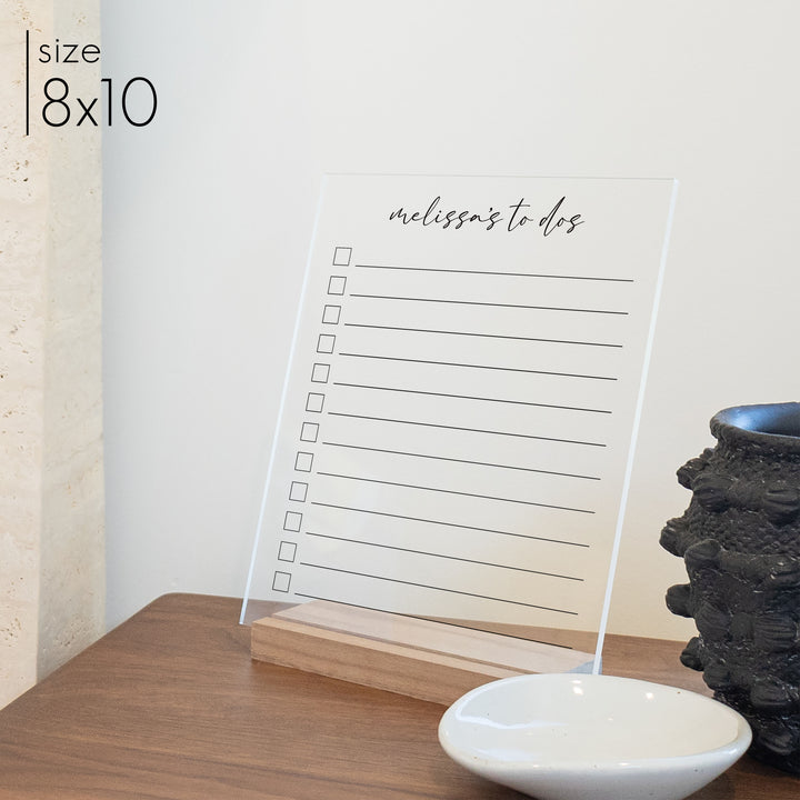Custom Acrylic To Do List | Multi Style