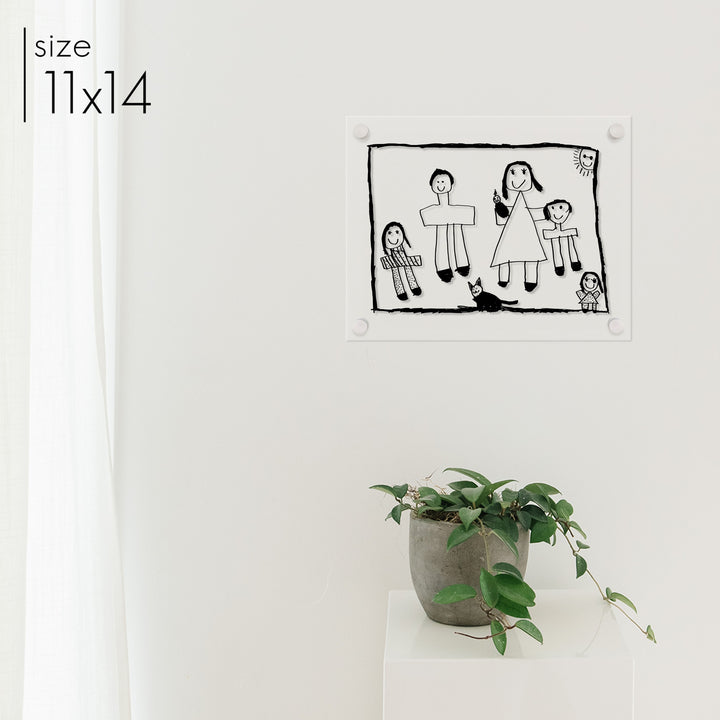 Custom Drawing on Wall Acrylic