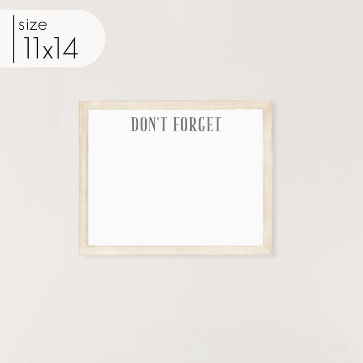 Small Framed Whiteboard | Horizontal Swanson