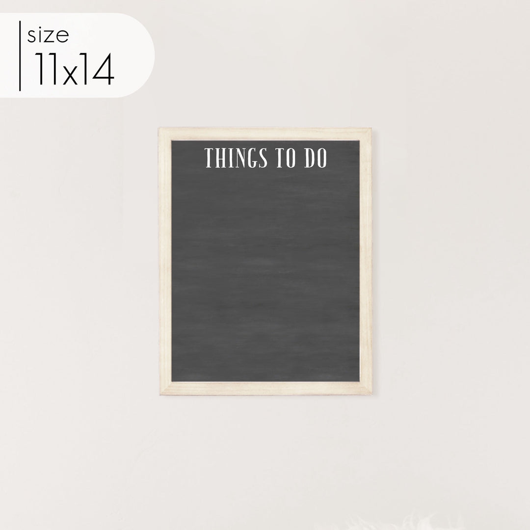 Small Framed Chalkboard | Vertical Swanson