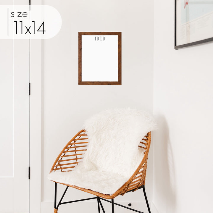 Small Framed Whiteboard | Vertical Swanson