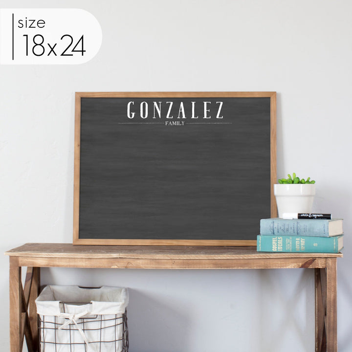 Large Framed Chalkboard | Horizontal Swanson
