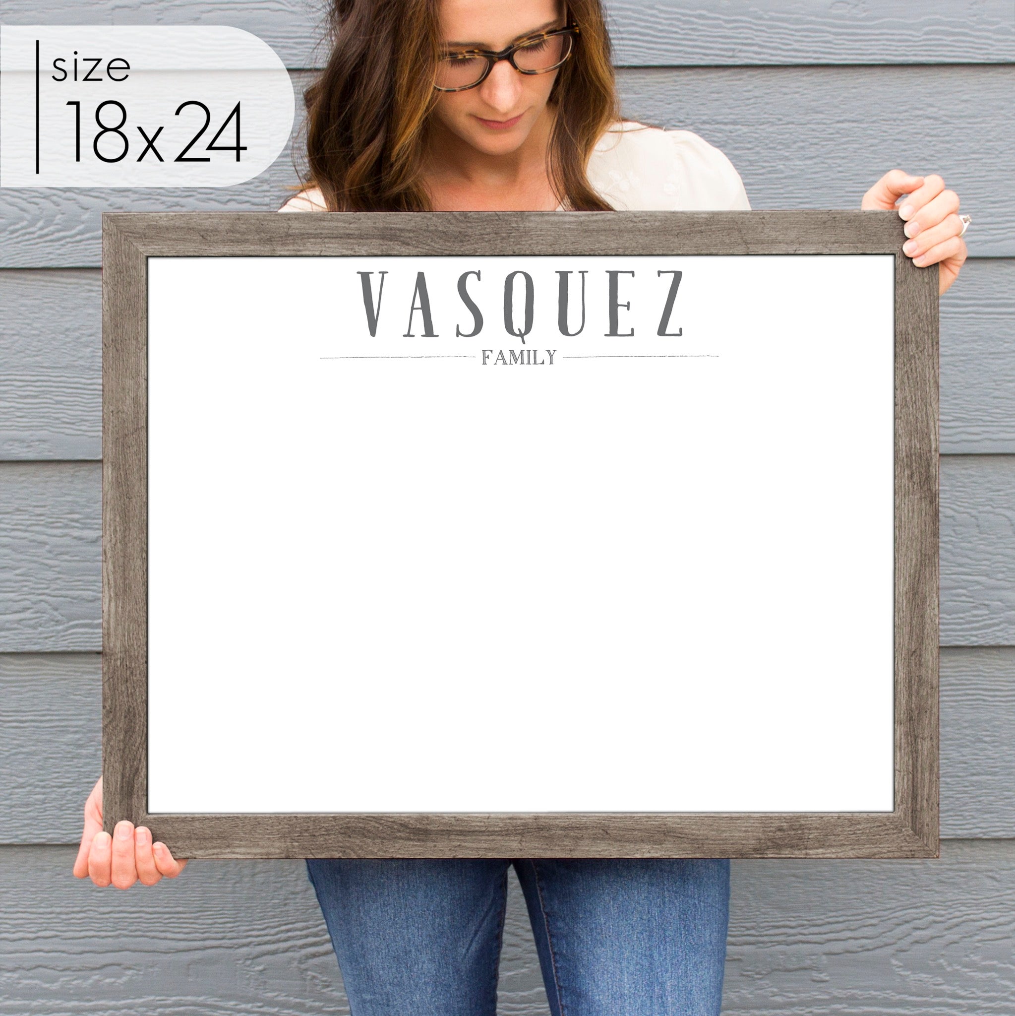 Large Framed Whiteboard | Horizontal Swanson