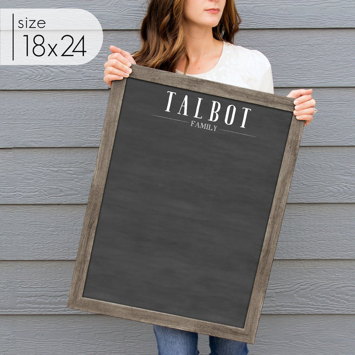 Large Framed Chalkboard | Vertical Swanson