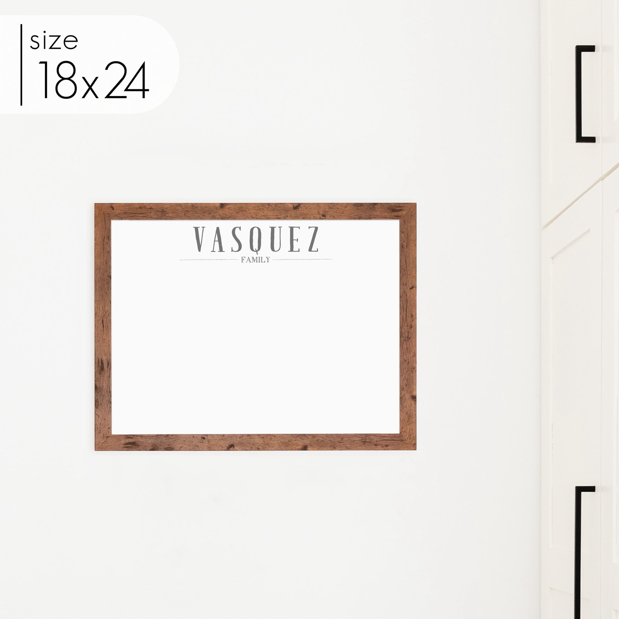 Large Framed Whiteboard | Horizontal Swanson