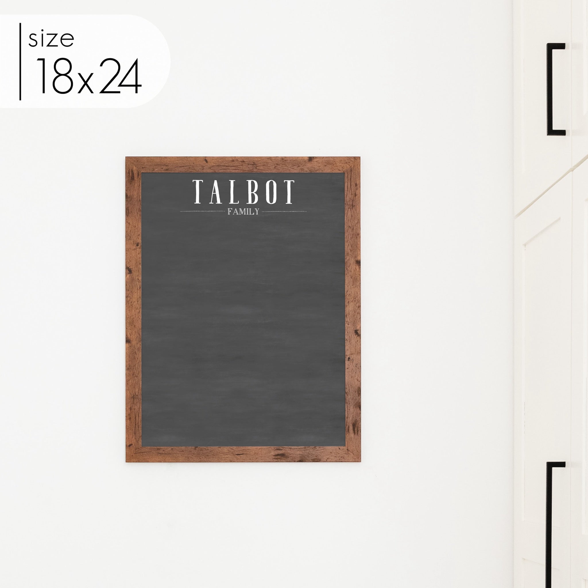 Large Framed Chalkboard | Vertical Swanson