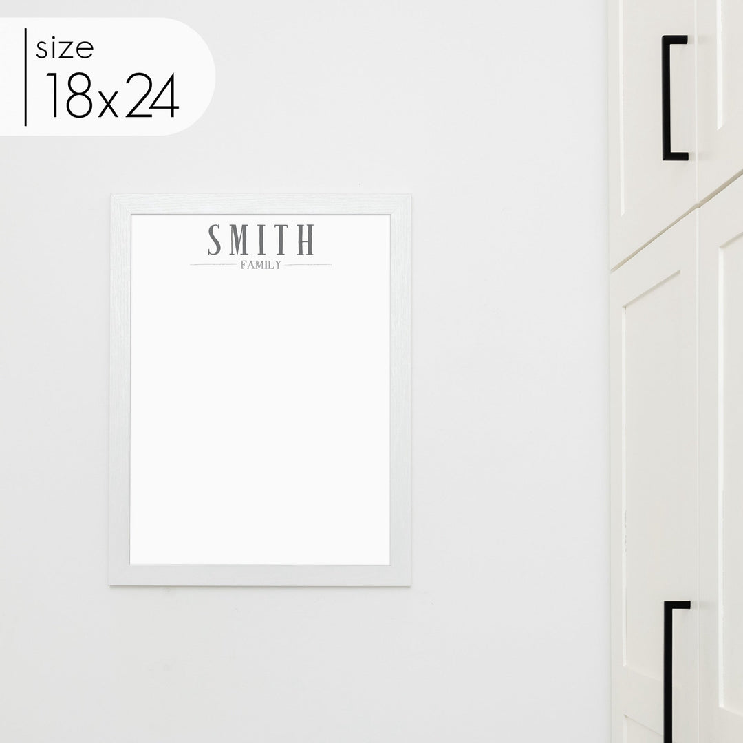 Large Framed Whiteboard | Vertical Swanson