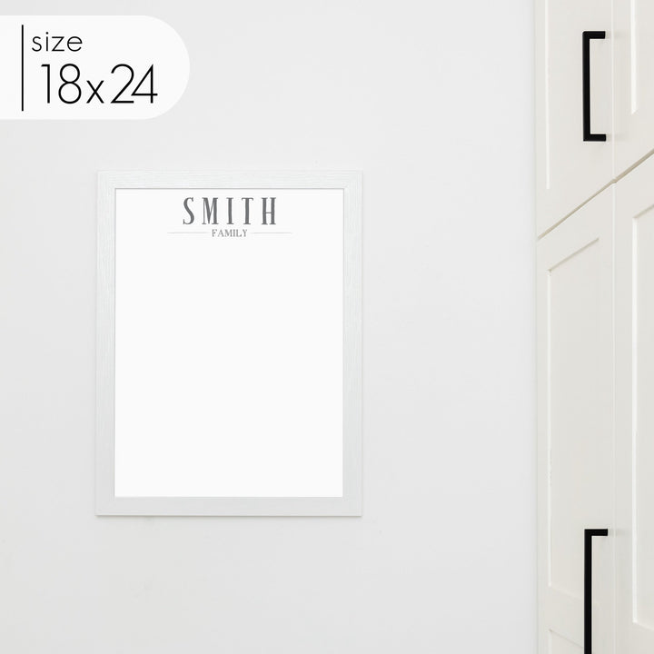 Large Framed Whiteboard | Vertical Swanson
