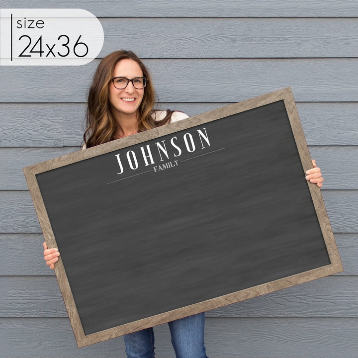 Large Framed Chalkboard | Horizontal Swanson