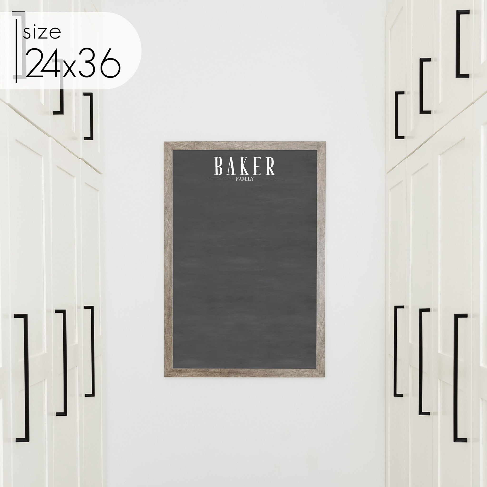 Large Framed Chalkboard | Vertical Swanson