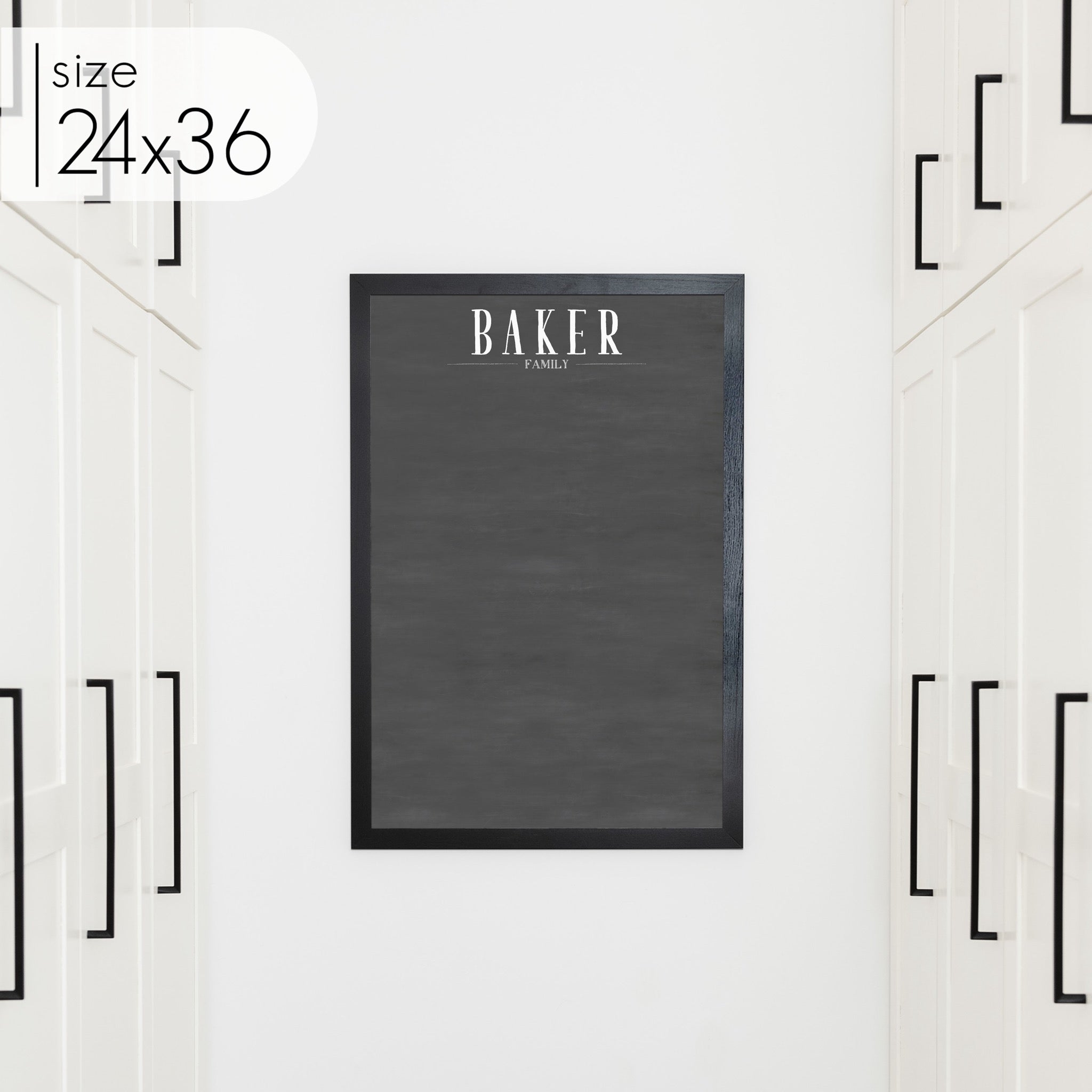 Large Framed Chalkboard | Vertical Swanson
