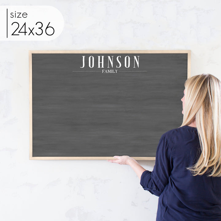 Large Framed Chalkboard | Horizontal Swanson