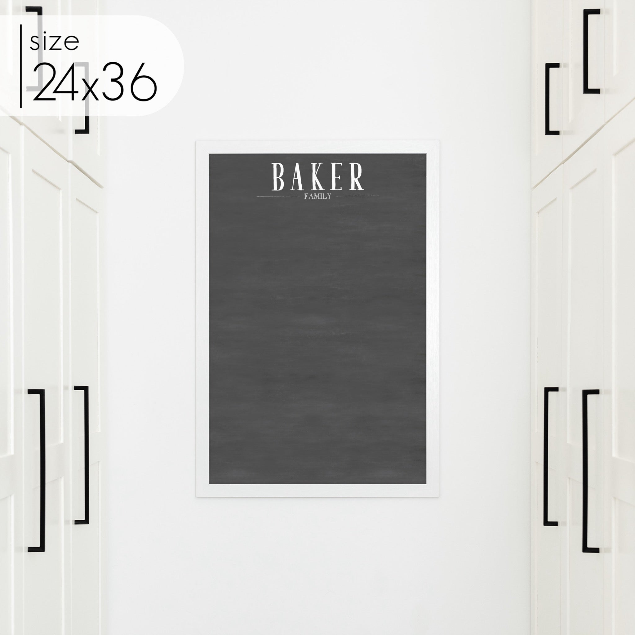 Large Framed Chalkboard | Vertical Swanson