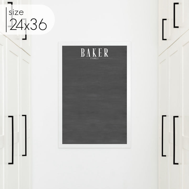 Large Framed Chalkboard | Vertical Swanson