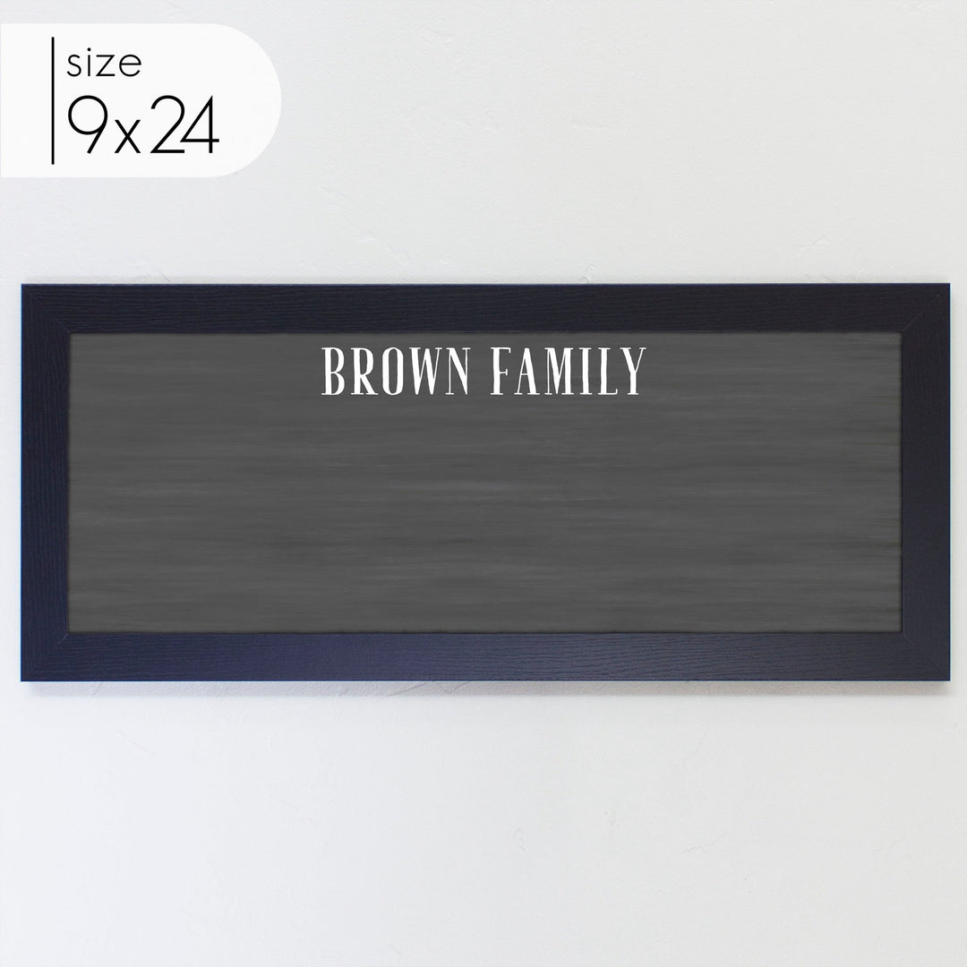 Slim Framed Chalkboard | Horizontal Swanson