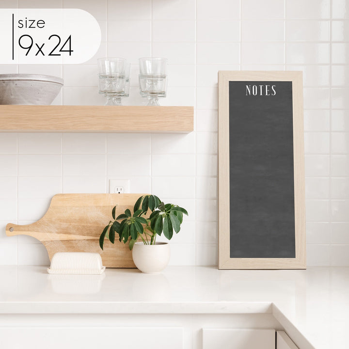 Slim Framed Chalkboard | Vertical Swanson