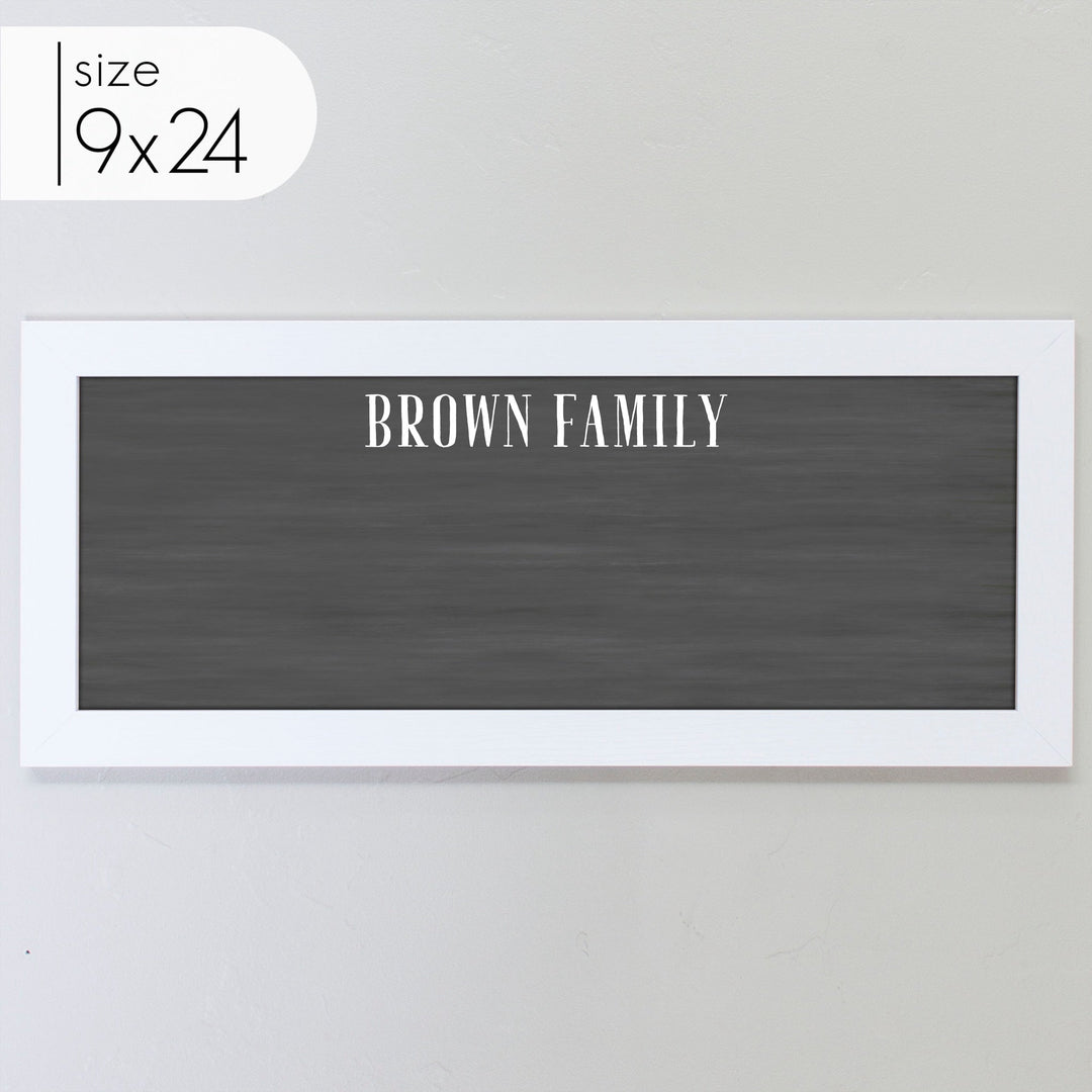 Slim Framed Chalkboard | Horizontal Swanson