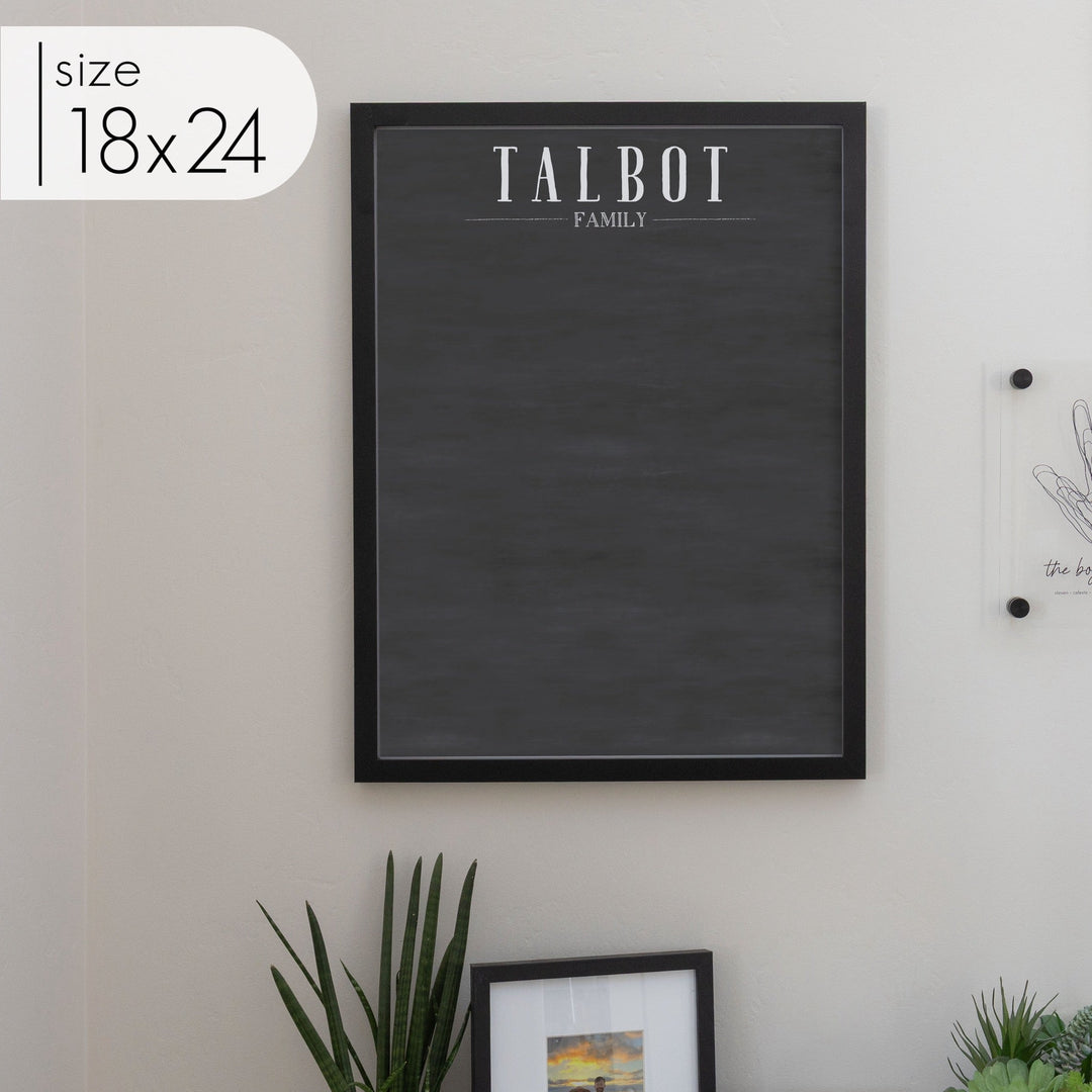 Large Framed Chalkboard | Vertical Swanson