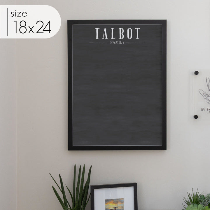 Large Framed Chalkboard | Vertical Swanson
