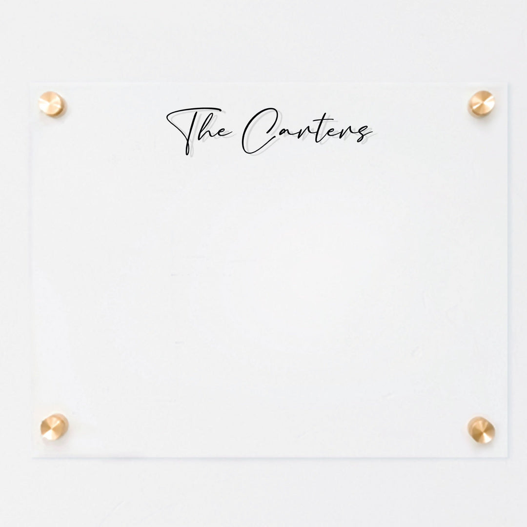 Small Acrylic Dry-erase Board | Horizontal Pennington