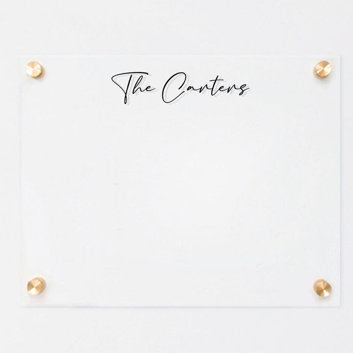 Small Acrylic Dry-erase Board | Horizontal Pennington