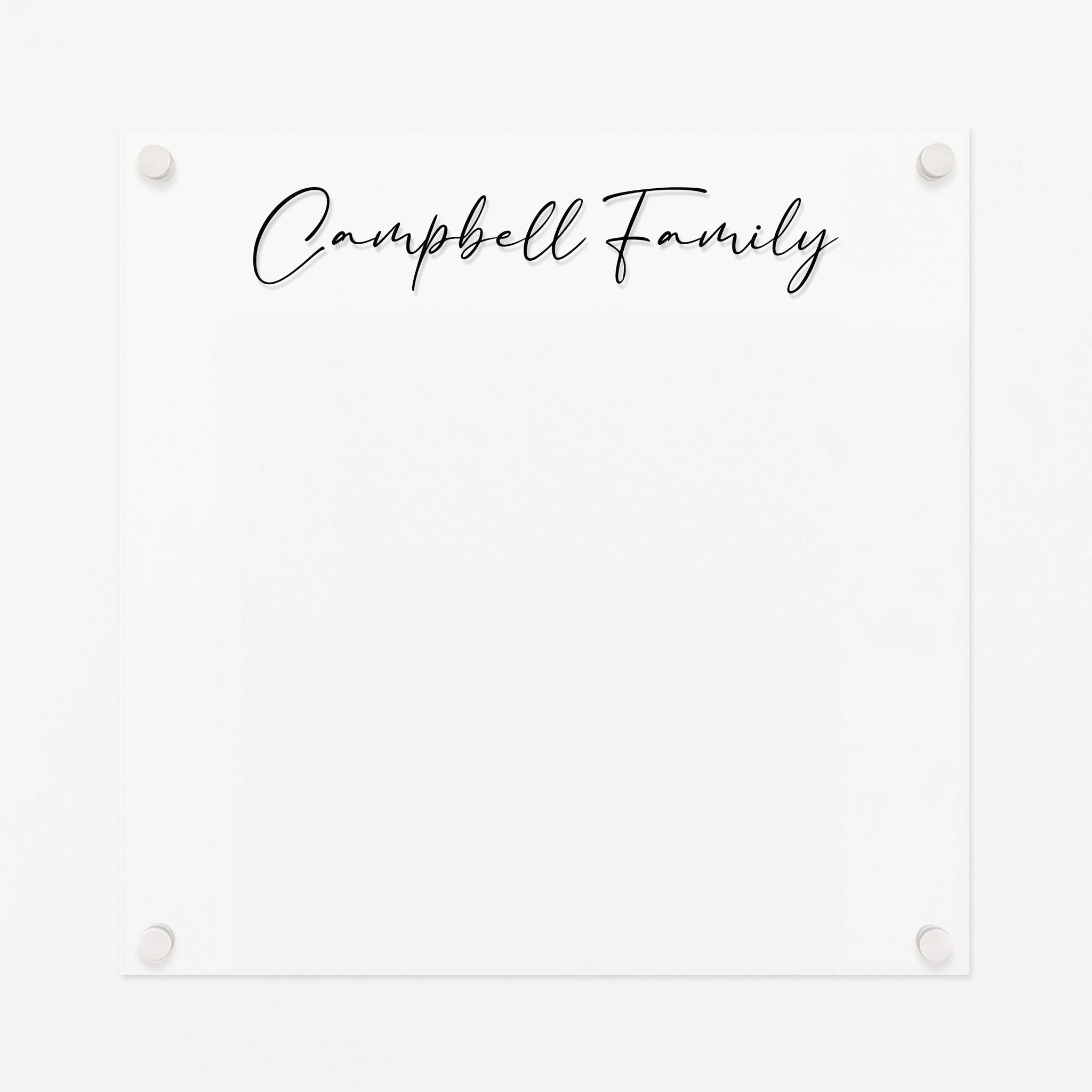 Square Acrylic Dry-erase Board | Square Pennington