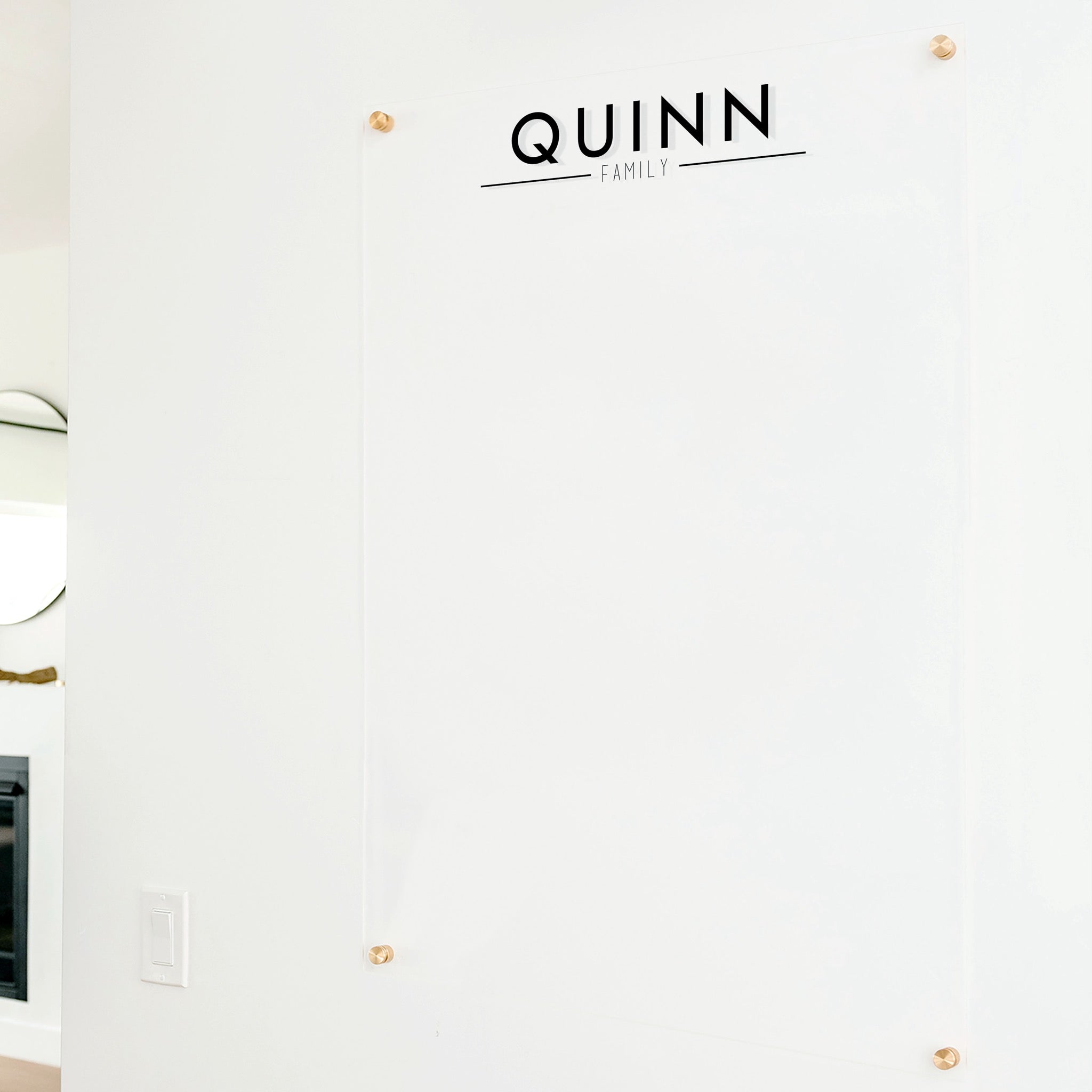 Large Acrylic Dry-erase Board | Vertical Craig