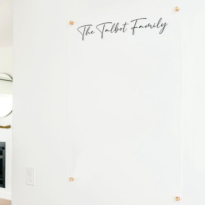 Large Acrylic Dry-erase Board | Vertical Pennington