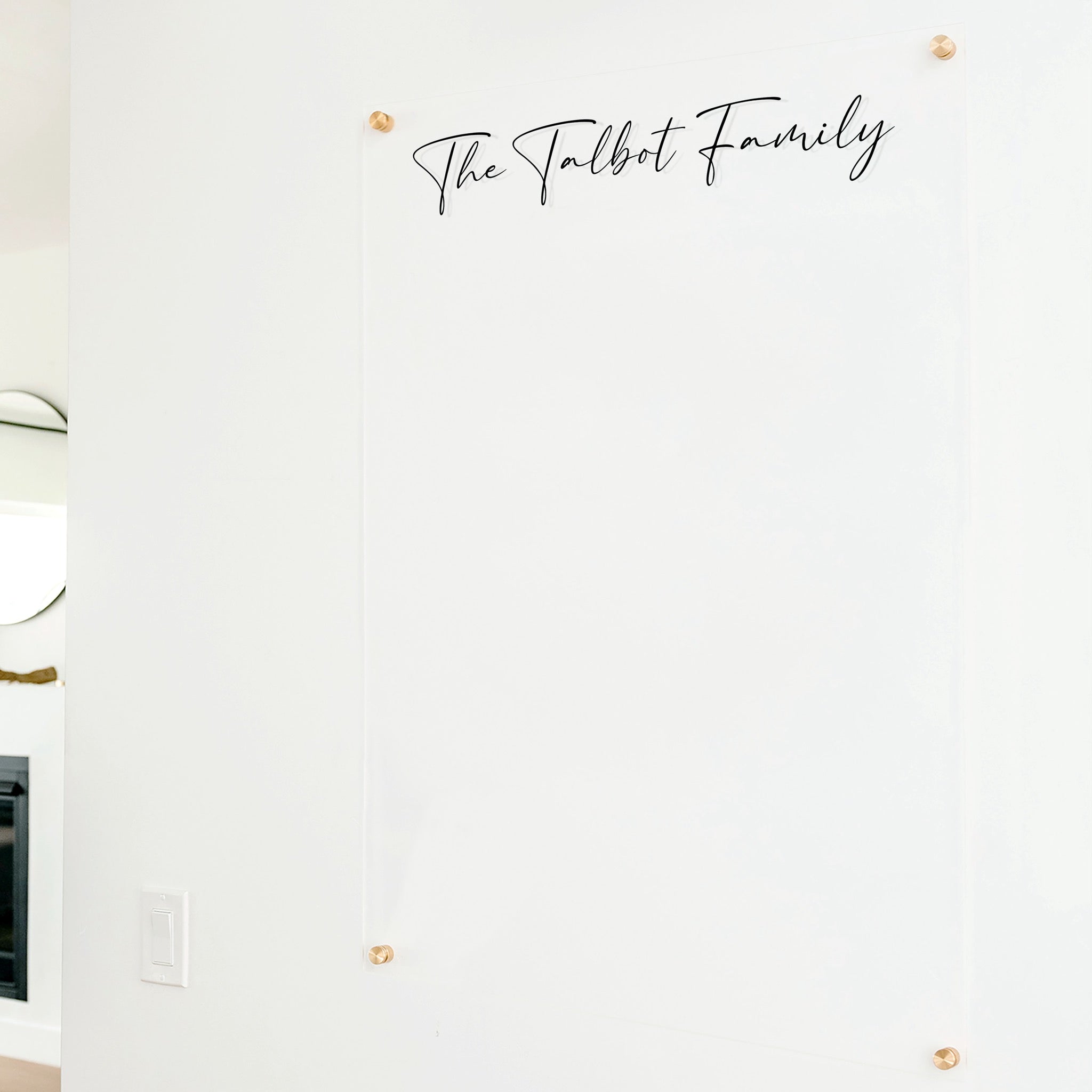 Large Acrylic Dry-erase Board | Vertical Pennington