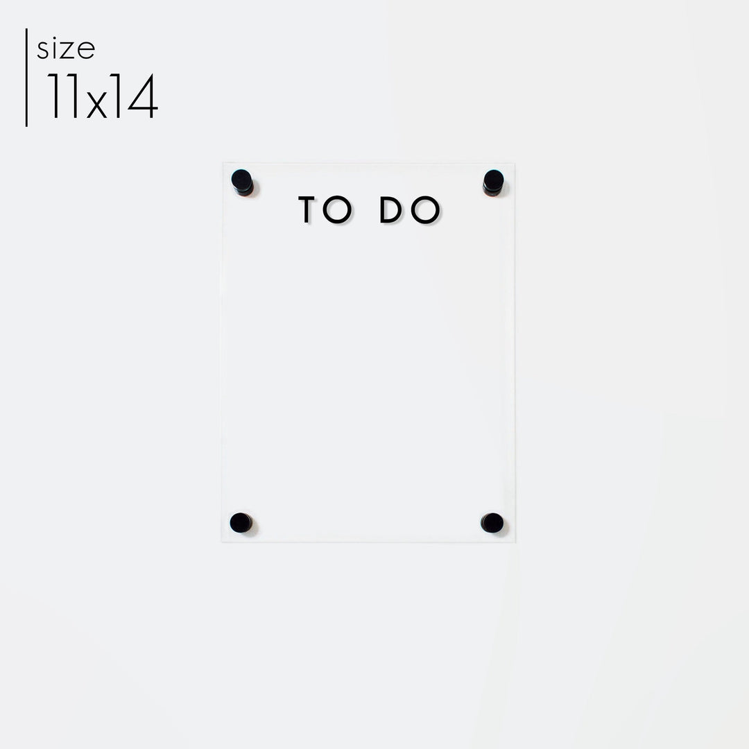 Small Acrylic Dry-erase Board | Vertical Madi