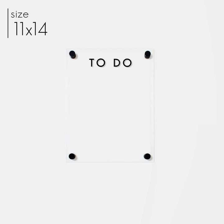 Small Acrylic Dry-erase Board | Vertical Madi