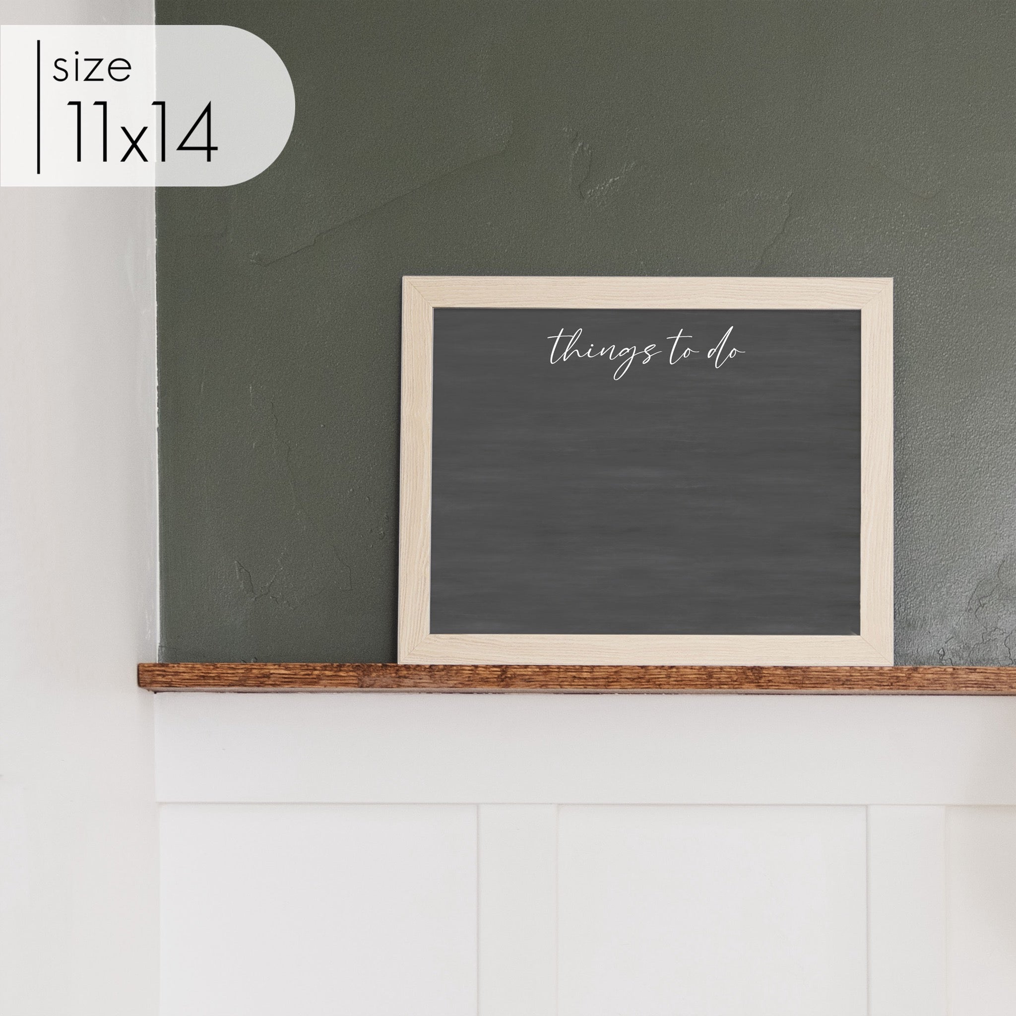 Small Framed Chalkboard | Horizontal Pennington