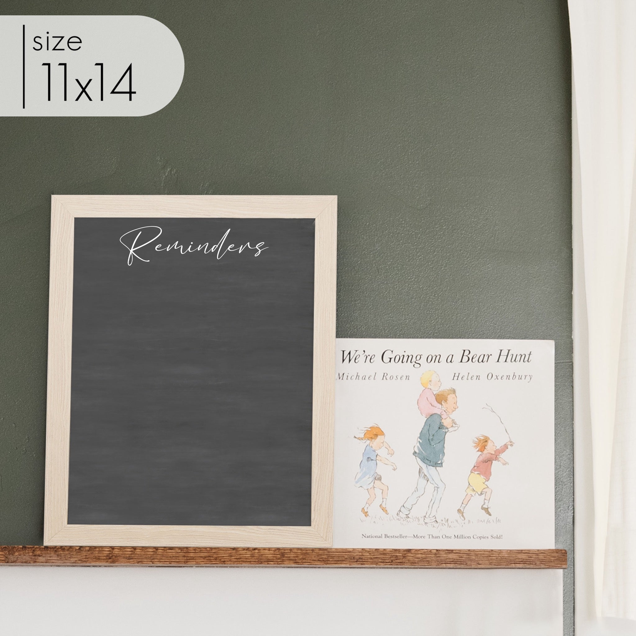 Small Framed Chalkboard | Vertical Pennington