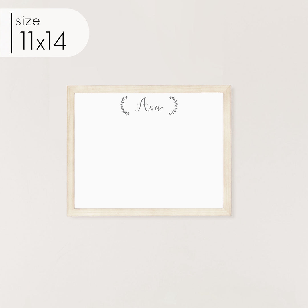 Small Framed Whiteboard | Horizontal Eagleton