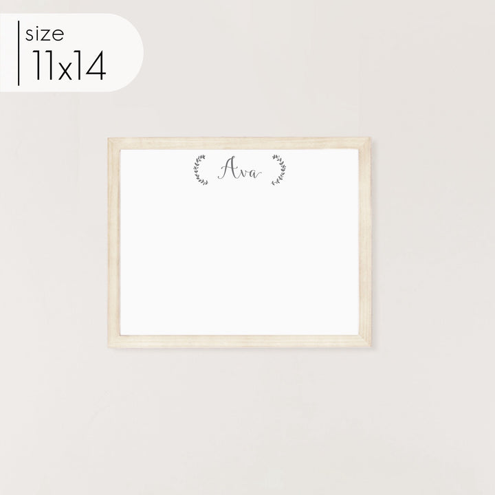 Small Framed Whiteboard | Horizontal Eagleton