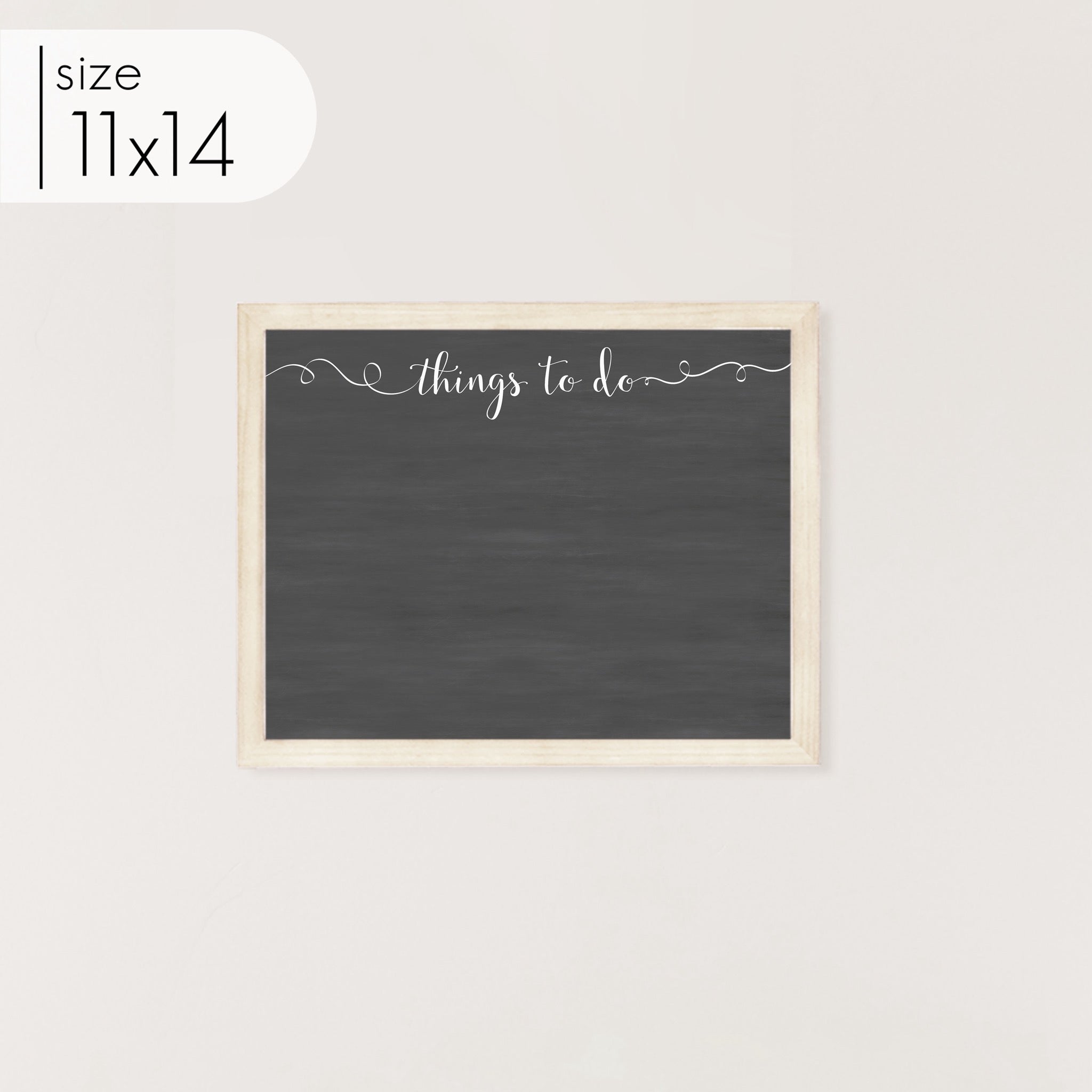 Small Framed Chalkboard | Horizontal Knope