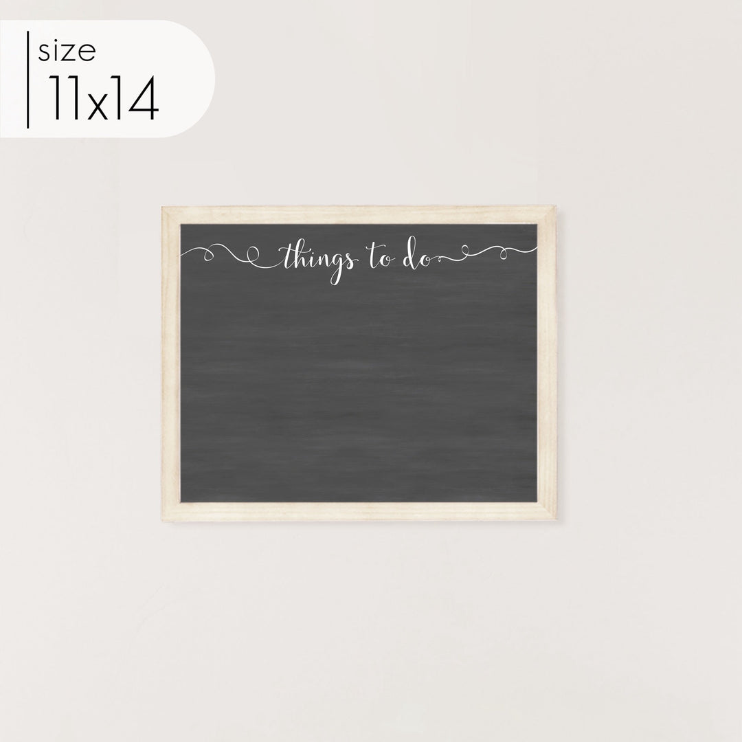 Small Framed Chalkboard | Horizontal Knope