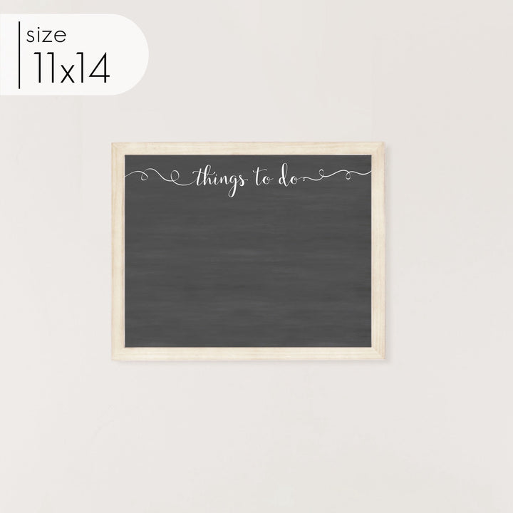 Small Framed Chalkboard | Horizontal Knope