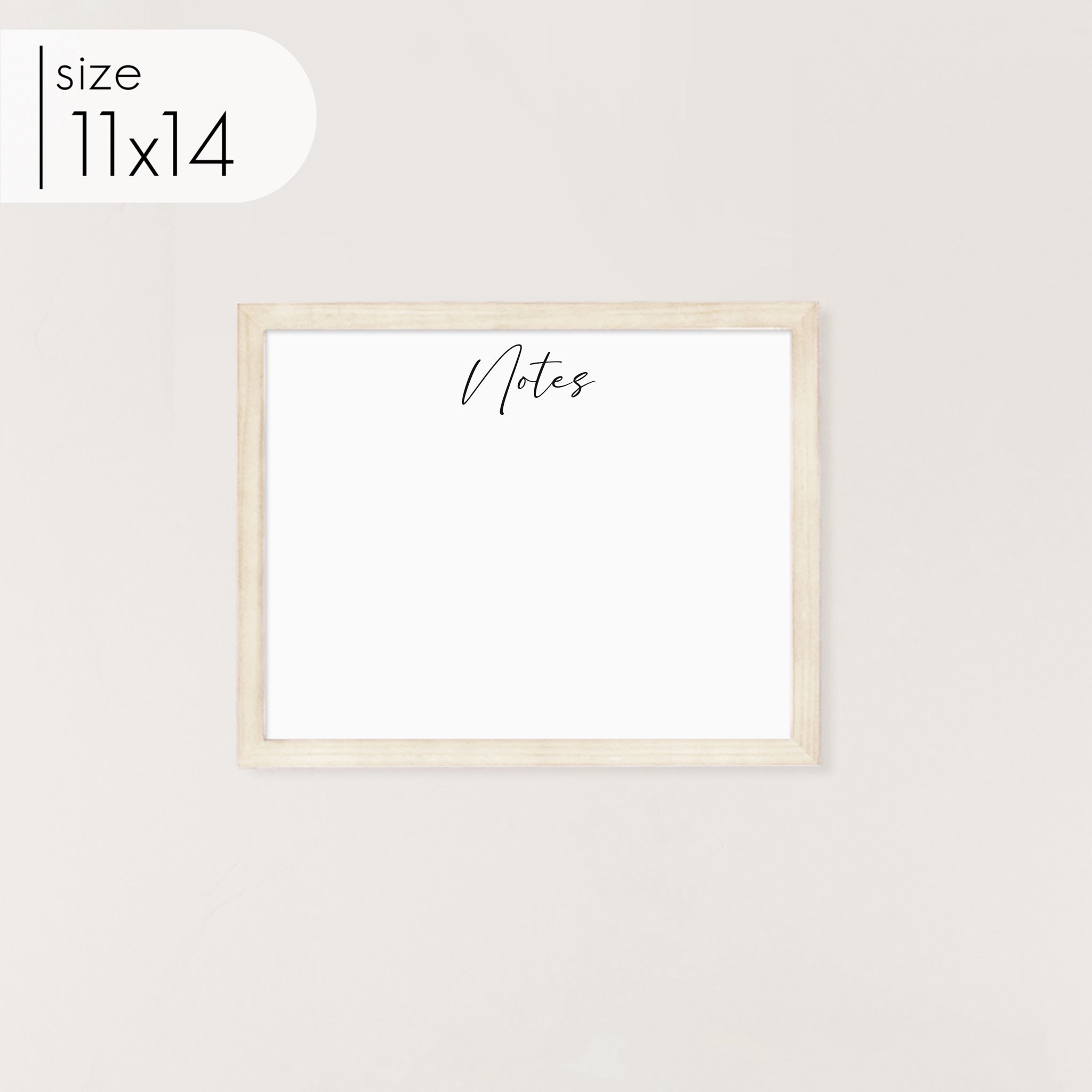 Small Framed Whiteboard | Horizontal Pennington