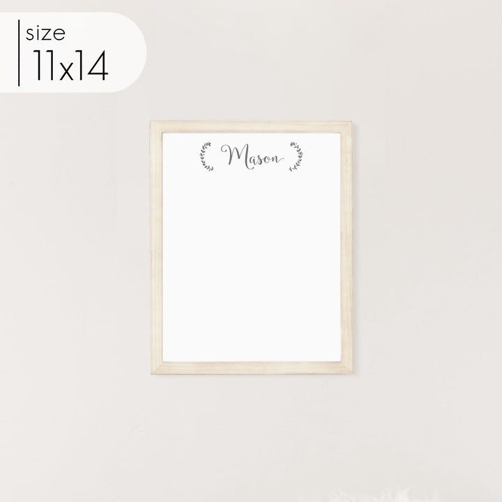Small Framed Whiteboard | Vertical Eagleton