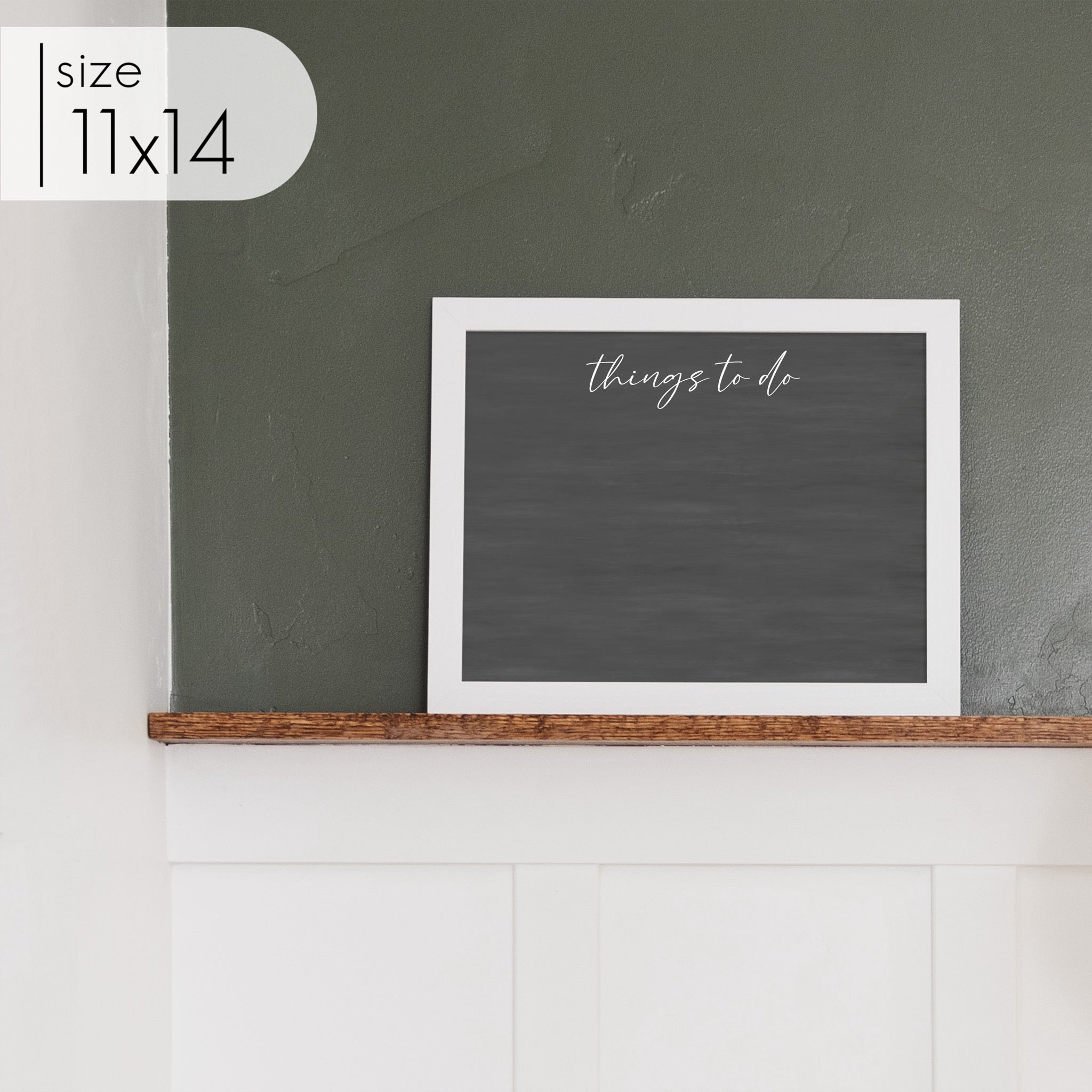 Small Framed Chalkboard | Horizontal Pennington