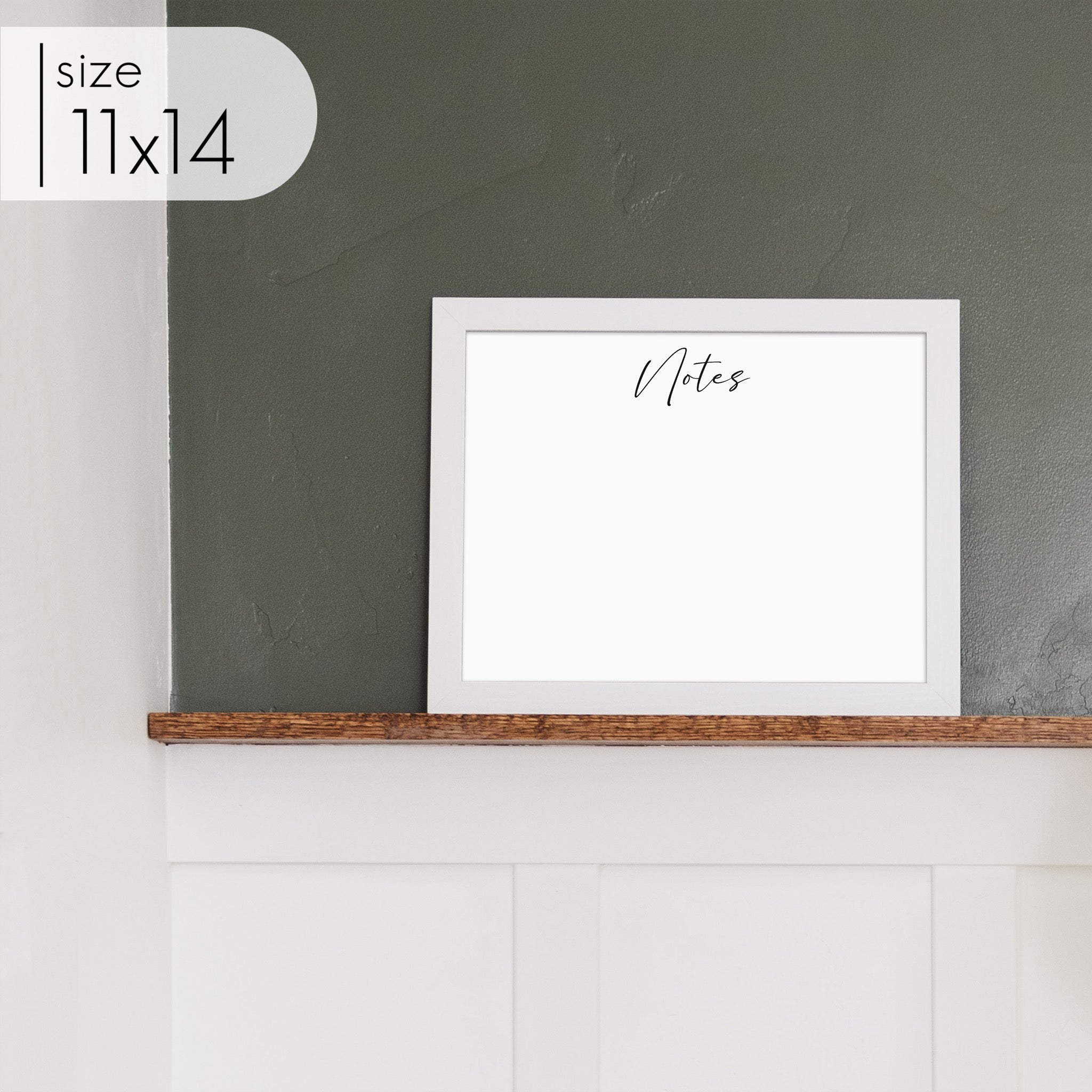 Small Framed Whiteboard | Horizontal Pennington