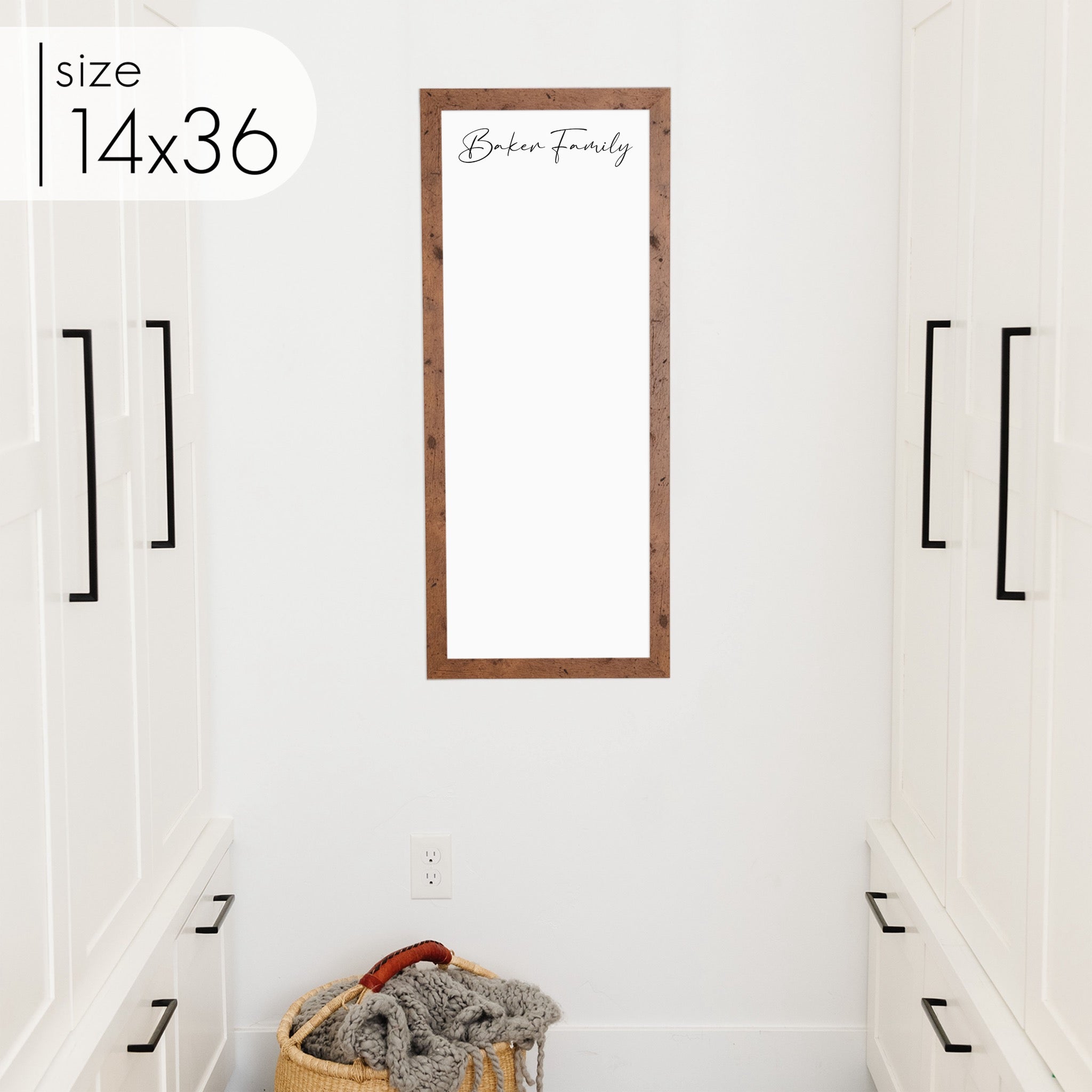 Slim Framed Whiteboard | Vertical Pennington