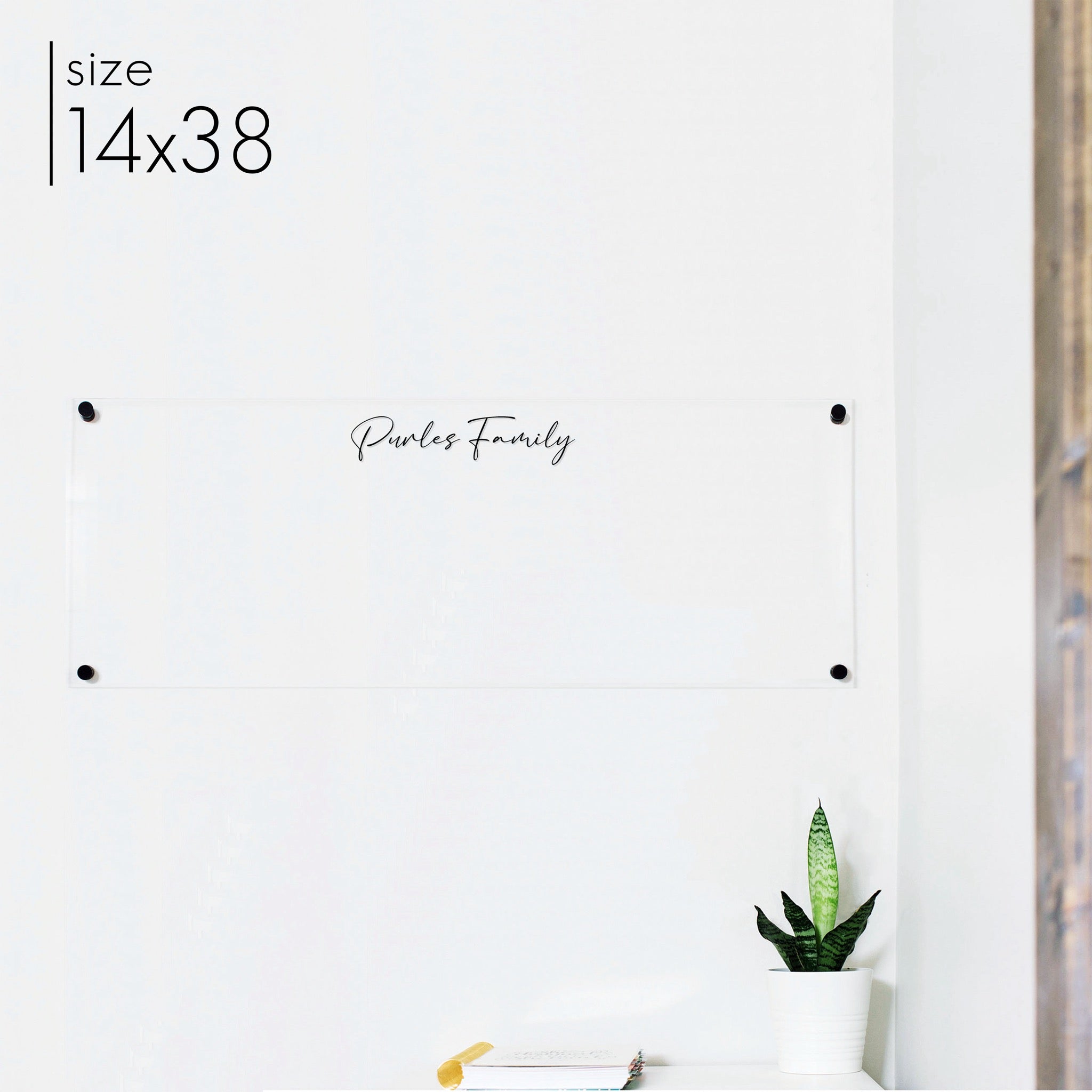 Small Acrylic Dry-erase Board | Horizontal Pennington