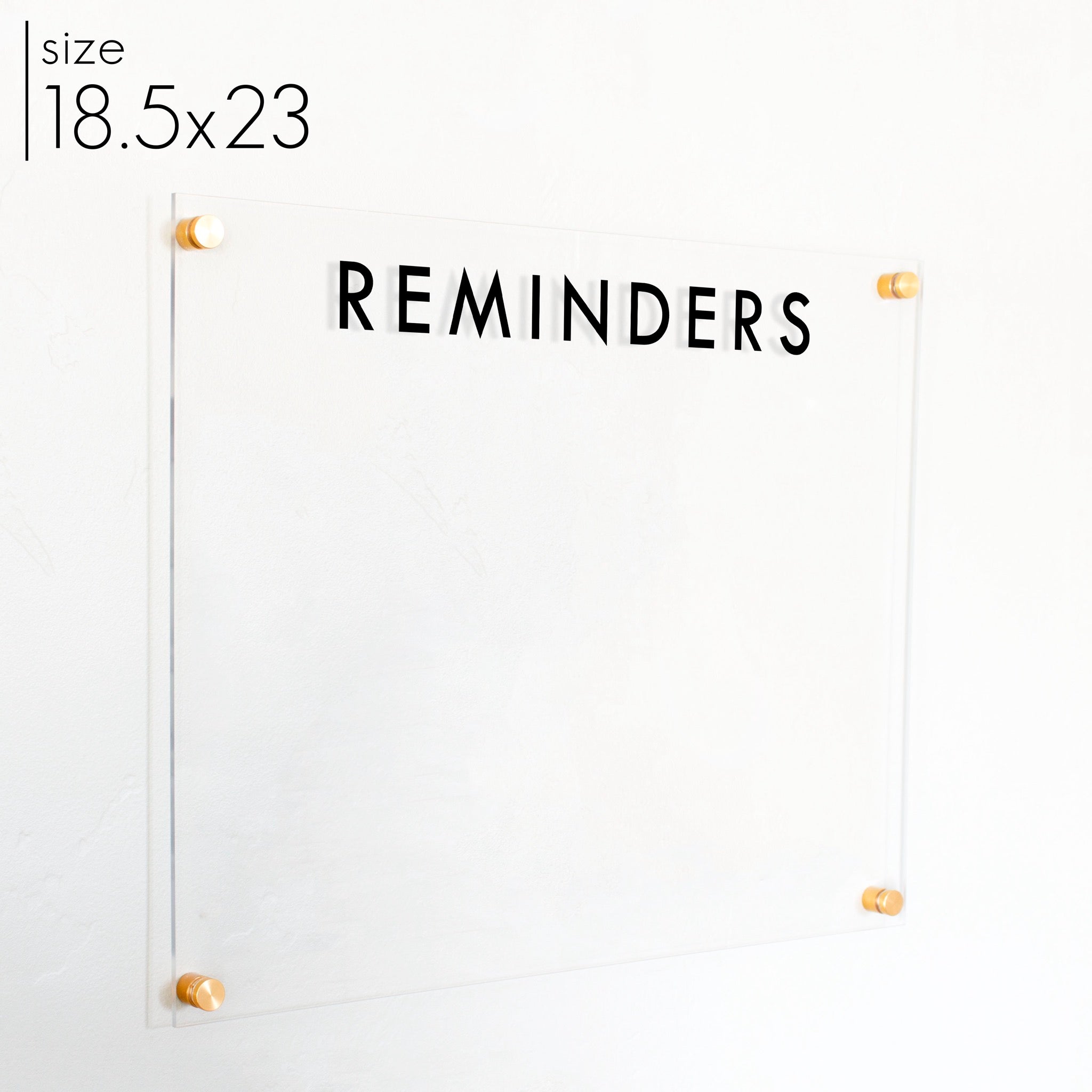 Large Acrylic Dry-erase Board | Horizontal Madi