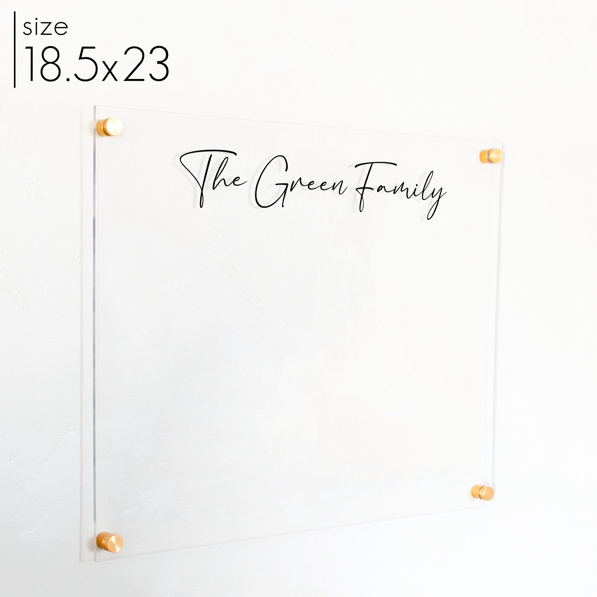 Large Acrylic Dry-erase Board | Horizontal Pennington